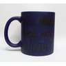 CANECA DE CERAMICA RESINADA MÁGICA COM GLITTER AZUL (DIA LINDO) - 2