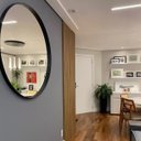 Ver imagem 3 de Espelho Redondo 60cm com Moldura Alumínio Preto