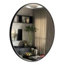 Ver imagem 6 de Espelho Redondo 60cm com Moldura Alumínio Preto