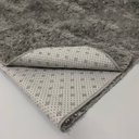 Ver imagem 4 de Tapete Felpudo Sala Quarto e Escritório Antiderrapante Fofo Casa Dona 200x240cm Cinza