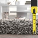 Ver imagem 5 de Tapete Felpudo Sala Quarto e Escritório Antiderrapante Fofo Casa Dona 200x240cm Cinza