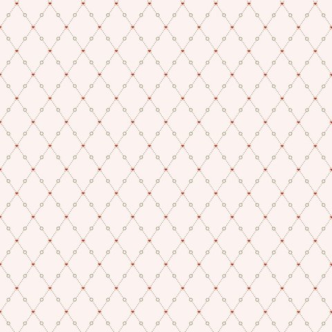 PAPEL DE PAREDE KANTAI HELLO KIDS - GEOMÉTRICO BEGE E VERMELHO