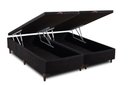 Ver imagem 1 de Cama Box Baú Queen 158x198x42 Califórnia Preto Sofá Casa