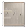 Guarda-roupa Casal 6 Portas Roupeiro Corção Madeirado com Off White - 2
