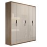Guarda-roupa Casal 6 Portas Roupeiro Corção Madeirado com Off White - 7
