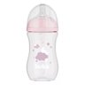 Mamadeira Rosa Anticólica 330ml para Bebês de + 4 Meses Buba - 2