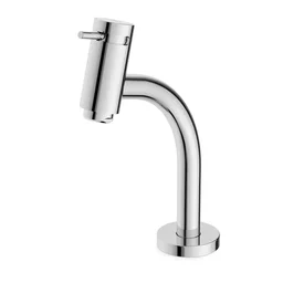 Torneira para Banheiro de Mesa Bica Baixa Basic Celite Cinza/Cromado - 1 Torneira para Banheiro de Mesa Bica Baixa Basic Celite Cinza/Cromado - 1