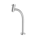 Ver imagem 1 de Torneira Lavatório de Mesa Bica Alta Basic Celite Cinza/Cromado