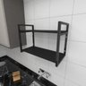Prateleira Industrial para Cozinha - Aço Preto - 30cm - Modelo Ind01 - 1