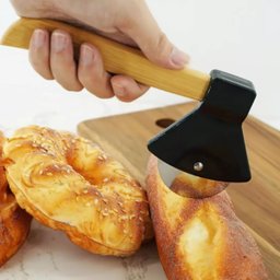 Cortador de Pizza Machado Machadinha aço inox - Preto - 3