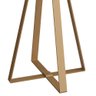 Mesa Lateral de Apoio com Pés Metálicos 40x40cm 27939 Artesano - Hanover/dourado - 4