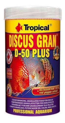 TROPICAL DISCUS GRAN D-50 PLUS COM ASTAXANTINA 44G -