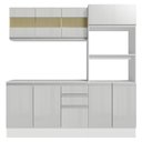 Ver mais imagens de Armário de Cozinha Completa 100% Mdf 190cm Smart Branco Brilhante Madesa 01 Branco