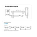 Ver imagem 6 de Interfone HDl com Fechadura Elétrica Branca Abert Interna