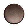 Bandeja Plástica Antideslizante Redonda Marrom 45cm Excalibur - 4