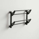 Ver imagem 3 de Suporte Organizador Sapatos Toalhas Sandalias Parede Banheiro Quarto Closet Lavanderia Sala Casa Mul