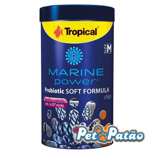 TROPICAL MARINE POWER PROBIOTIC SOFT FORMULA SIZE M 52G CHIPS - UN