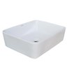 Cuba De Louça Retangular Branca Deckol 48X37X13 - 1