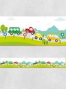 Ver imagem 2 de Faixa Decorativa Adesiva (autocolante) - Carrinhos na Estrada
