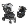 Carrinho Style Go Up Cross E Bebê Conforto Jet Black Chicco - 1