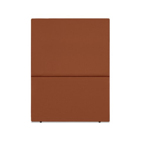Cabeceira Estofada Solteiro Luna 90cm Suede Terracota