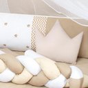 Ver imagem 5 de Kit Berço Trança Completo Urso Teddy Bege 12 Peças