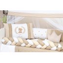 Ver imagem 6 de Kit Berço Trança Completo Urso Teddy Bege 12 Peças