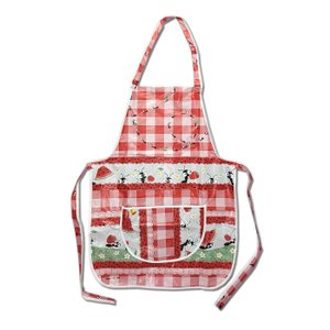 Avental Tecido de Cozinha com Bolso - Panami - Formiguinhas