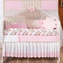 Ver imagem 1 de Kit Berço Trança Completo Doce De Bebê 12 Peças