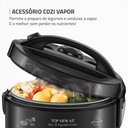Ver imagem 2 de Panela Elétrica de Arroz Mondial Pe-30-6X Top View 6X Preto 500W 110V