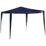 Tenda Gazebo Mor Rafia 3mx3m - 1