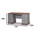 Ver imagem 4 de Escrivaninha Linz 6 Gavetas 80 X 176 X 50 Cm (a X L X P)