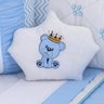 Kit Berço Trança Urso Príncipe Azul Claro- 10 Peças - 4