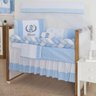 Kit Berço Trança Urso Príncipe Azul Claro- 10 Peças - 1