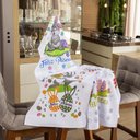 Ver imagem 1 de Pano De Prato Lomaer Sacaria Pascoa 50cmx70cm Estampado 12Und. Branco