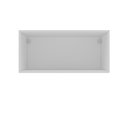 Ver imagem 3 de Armário Aéreo 1 Porta Basculante 70cm Lavanda Provençal Cor Branco Liso - Mademovel