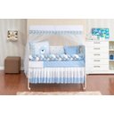 Ver imagem 3 de Kit Berço Trança Completo Baby Azul 12 Peças