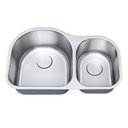 Ver imagem 1 de Cuba de Cozinha Aço Inox 1mm Escovado C205 78,2x49,5x22,8 Cm