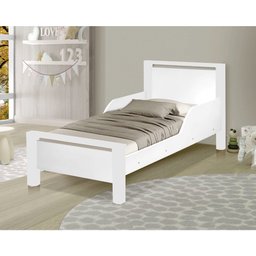 Mini Cama Infantil Montessoriana - Branca - 1