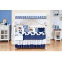 Ver imagem 3 de Kit Jogo De Berço Menino 11 Peças Urso Rei Marinho Trançado