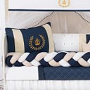 Ver imagem 2 de Kit Berço Para Menino Completo Com Capa Impermeável E Saia