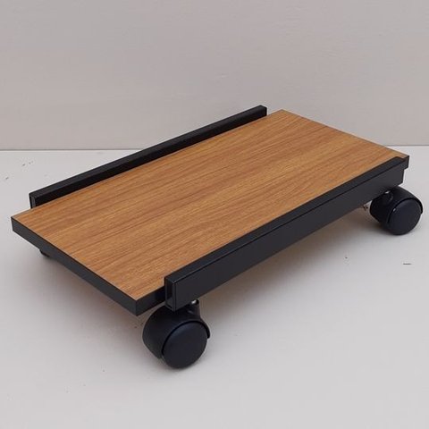 Base para Cpu com Rodízios em Mdf Freijó - Mod. Bcpu-f