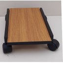 Ver imagem 3 de Base para Cpu com Rodízios em Mdf Freijó - Mod. Bcpu-f
