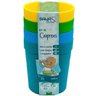 Kit 4 Copos Refeição/Alimentação Infantil/Menino Sana Babies - 1
