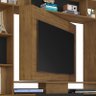 Estante Home Divisor de Ambientes Duo para TV até 50” Freijó/Preto Velluto - PR Móveis - 4