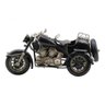 Motocicleta Preta com Sidecar 28cm Estilo Retrô - Vintage - 5