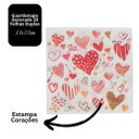 Ver imagem 5 de Guardanapo Estampado Corações Branco e Vermelho 20 Folhas 16cm - Tuut