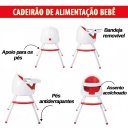 Ver imagem 3 de Cadeirão Booster Alimentação 4 em 1 Lily Vermelho Baby Style