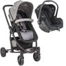Carrinho De Bebê Travel System Prima Melange Grafite - Kiddo - 2