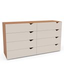 Ver imagem 4 de Cômoda Organizadora 150cm com 8 Gavetas 240820 Linha Porto Politorno